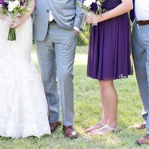 Light grey suit pants